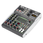99 DSP Effects Mixing Console Podcast Mini 4/6 Channels Sound Audio Mixer Individual 48V Bluetooth USB PC Play Record AM-AX4/6 Lootquake LLC