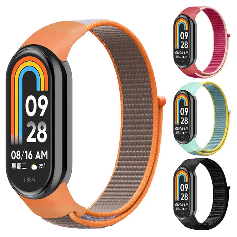 Nylon Loop for xiaomi Mi Band 9 8 Strap NFC SmartWatch Wristband Correa Replacement sport pulsera for Miband 7 6 5 4 3 Bracelet Lootquake LLC