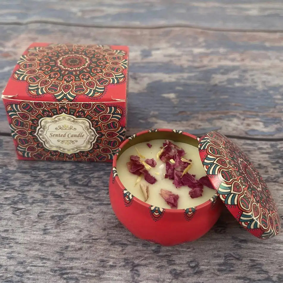 Scented Candle Handmade Natural Soy Aromatherapy Fragrance Birthday/New Year/Teacher Day/Christmas/Party Mother's Day Gift Lootquake LLC