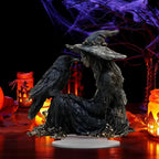 Halloween Desk Decor 2D Acrylic Indoor Tabletop Sign Gothic Witch Crow Ornament for Halloween Dorm Nightstand Studio Shelf Lootquake LLC