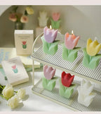 Exquisite Tulip-Fragrance Candles: Ideal Wedding Keepsakes, Luxurious Home Ambiance & Heartfelt Birthday Presents for Women