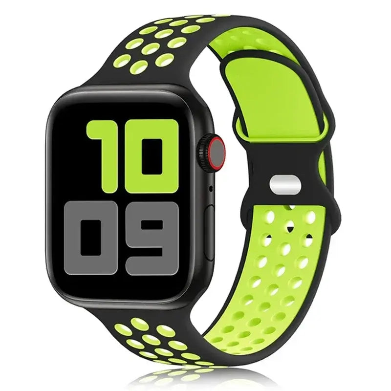 Apple Watch Silicone Band - Soft Breathable Design - SJB-DIAMOND ELITES