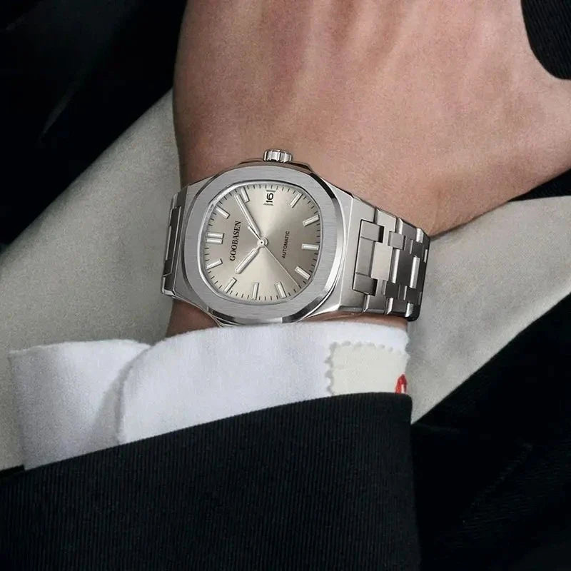 New 2026 Men's Quartz Wristwatch Luminous Man Watches Steel Strap Waterproof Wristwatches Men's Luxury Brand Watch