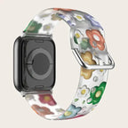 Apple Watch Silicone Strap - Colorful Floral Pattern Band BandsCo Straps