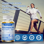 Magnesium+Zinc D3: Brain, Sleep & Focus Boost 500mg THRIXINE