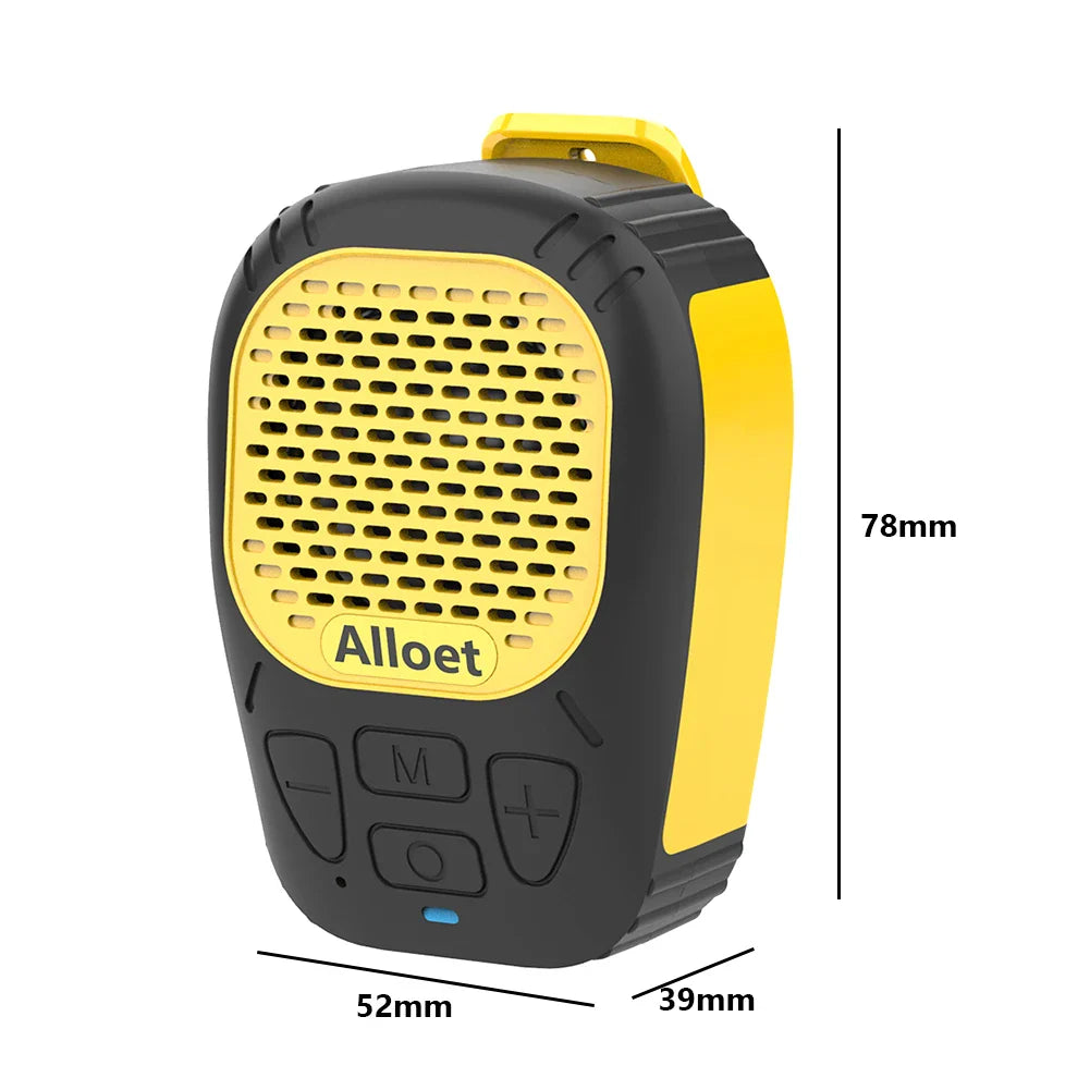 Wearable Bluetooth-Compatible5.3 Speaker with Strap Magnetic Clip-On Wireless Portable Speakers Small Speaker for Cycling/Hiking Lootquake LLC