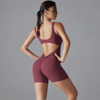 VibeFlex Women's Scrunch Jumpsuit - Yoga & Gym Ready THRIXINE