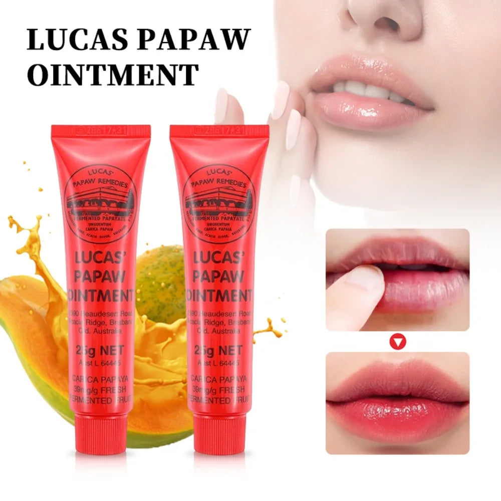 Face Care Lucas Papaw Ointment Balm Lipstick Moisturizing Anti Drying Multifunctional Hydrating Universal Cream Lip Balm Oil 25g Lootquake LLC