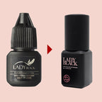 5 Bottles Lady Black Lash Glue Korea Dry Fastest Strongest False Eyelash Extensions Glue 5ml Makeup Tools Professional Adhesive Lootquake LLC