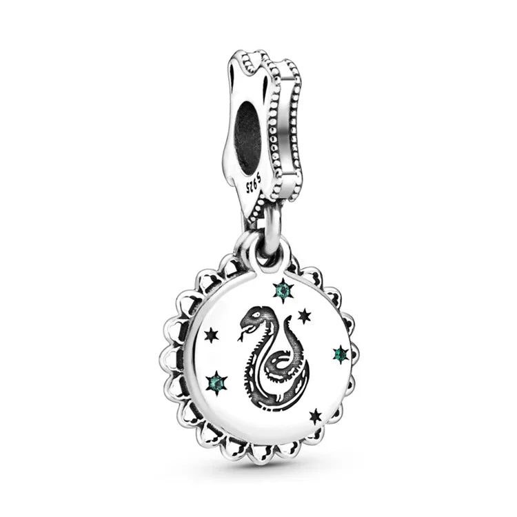 MINISO Charms Beads 925 Sterling Silver For 925 Original Harry 3mm Potter Bracelets Women Pendant DIY Jewelry Make Gifts Lootquake LLC