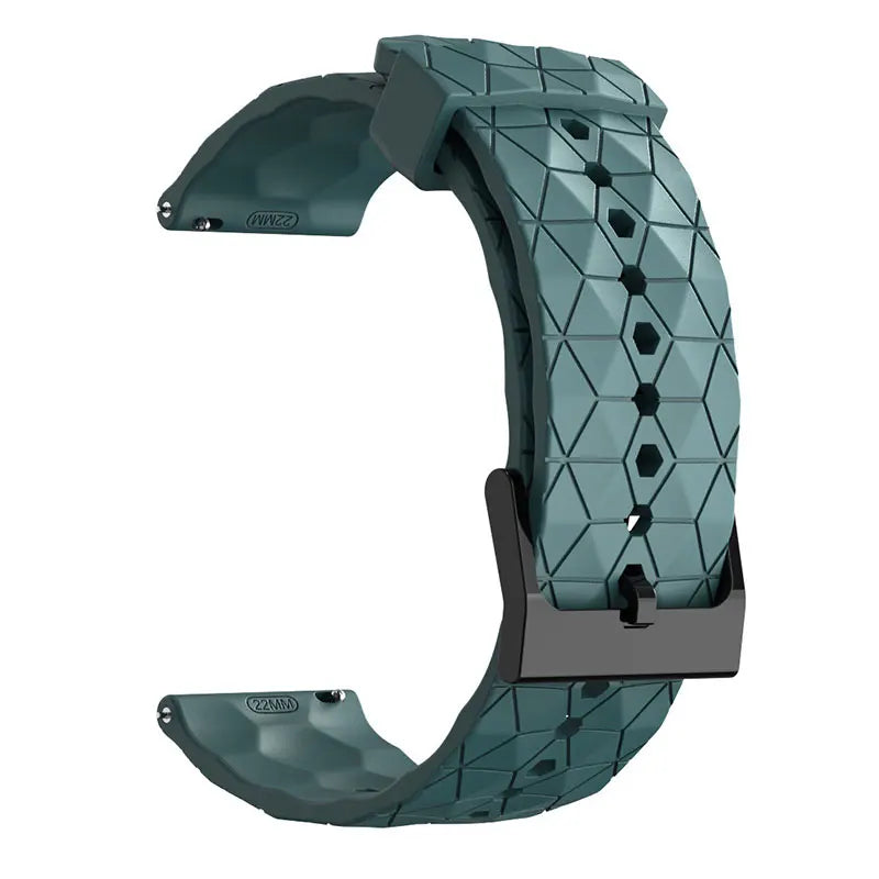 Polar Silicone Sport Watch Band Black Unisex Waterproof Rubber Strap