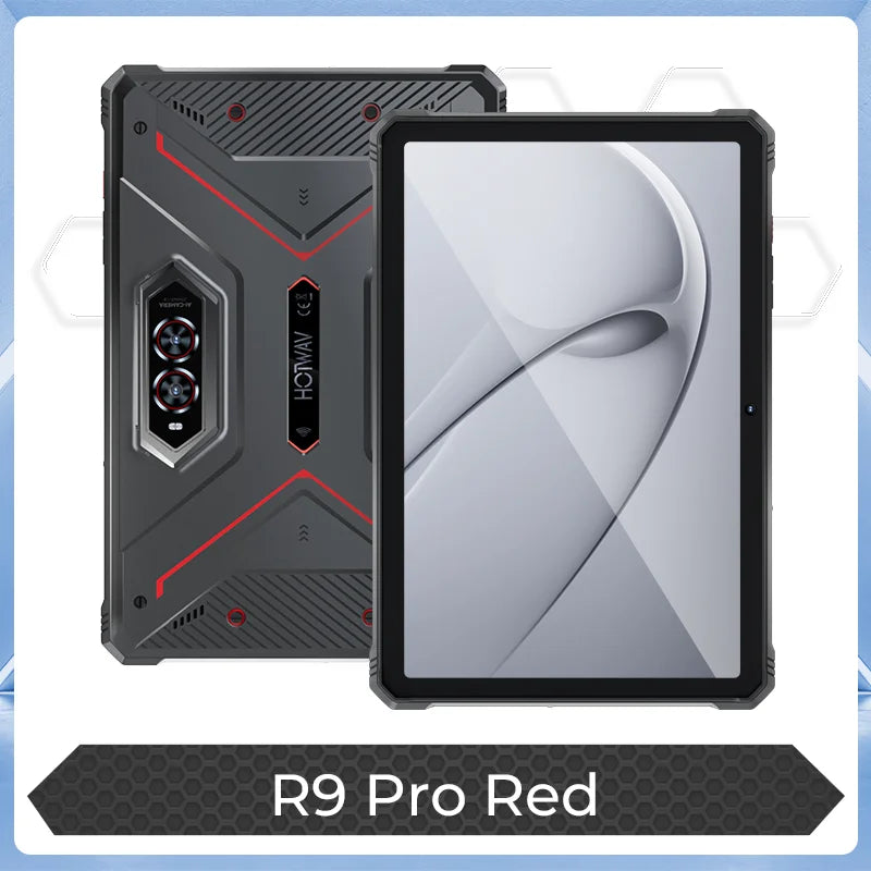 HOTWAV R9 Pro Rugged Tablet 11'' FHD+ 2K Display 20080mAh Massive Battery Pad Android 14 6GB 256GB Camera Global 4G Tablet PC Lootquake LLC