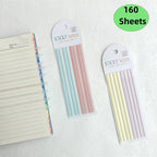 160 Sheets Color Stickers Transparent Fluorescent Index Tabs Flags Stationery Children Gifts  School Office Supplies Lootquake LLC