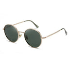 Steampunk Round Polarized Sunglasses With Prescription Women Men UV400 Anti-glare Myopia Sun Glasses Power 0 -0.5 -0.75 To -6.0