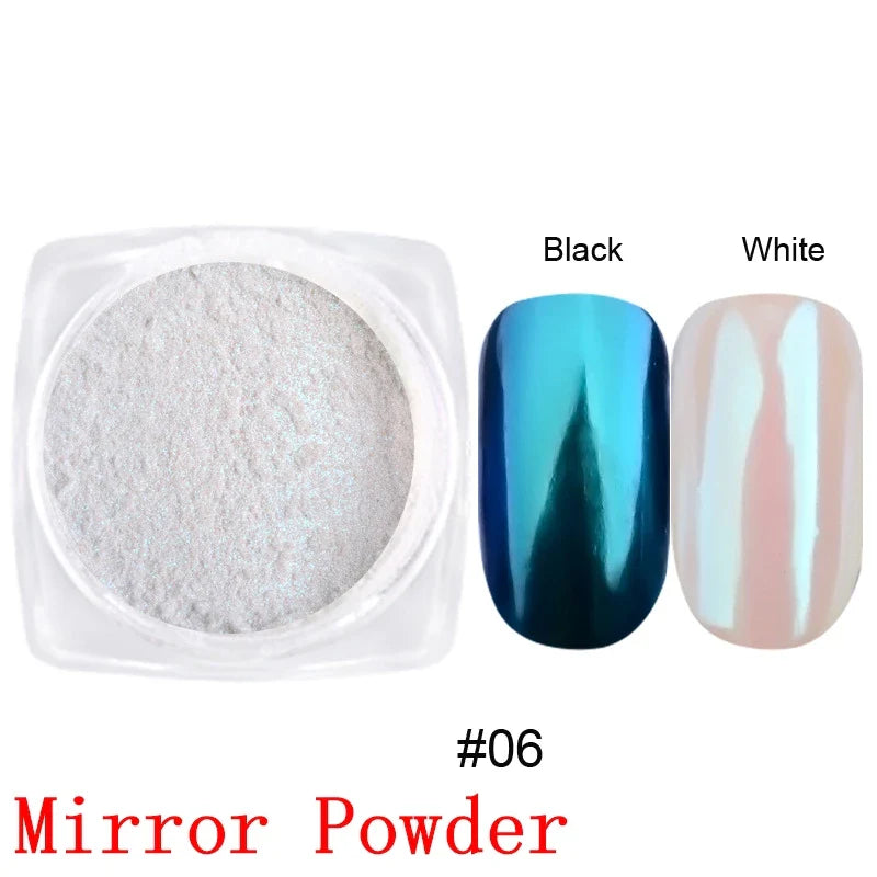 8ml Silver Mirror Metallic Nail Gels Polish UV Soak Off Paint Gel Polish Flower Drawing Gold Superbright Nails Lacquer UV Gel #*