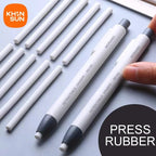 Retractable Pencil Eraser Pencil Rubber Eraser Correction Supplies Writing Correction School Stationery Office Supplies Lootquake LLC