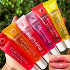 6Pcs Fruity Flavor Watery Glossy Lip Gloss Set Clear Lip Gel Hydrating Moisturizing Lip Gloss Women Lips Makeup Wholesale Lootquake LLC