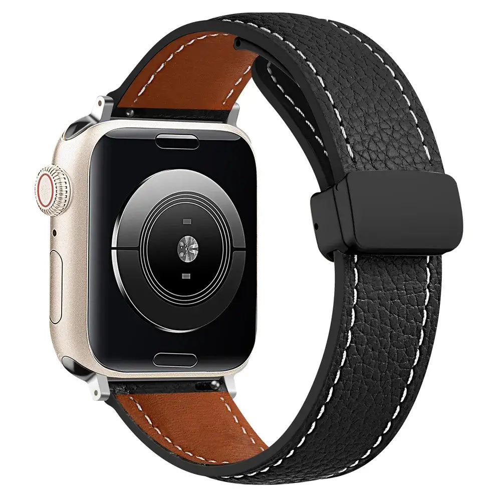 Apple Watch Leather Band - Premium Stylish Strap with Buckle BandsCo Straps