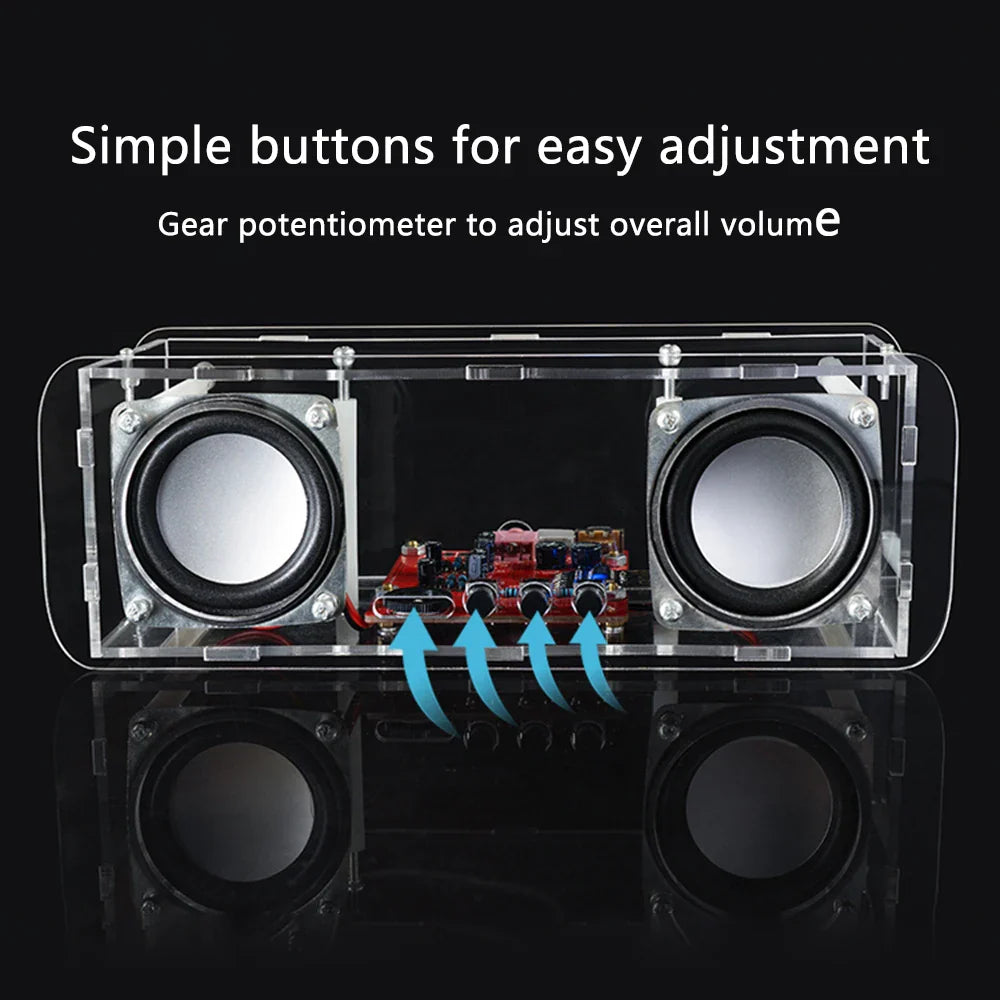DIY Bluetooth Speaker Kit Soldering Project USB Mini Home Stereo Sound Amplifier DIY Electronic Kits for Soldering Practice Lootquake LLC
