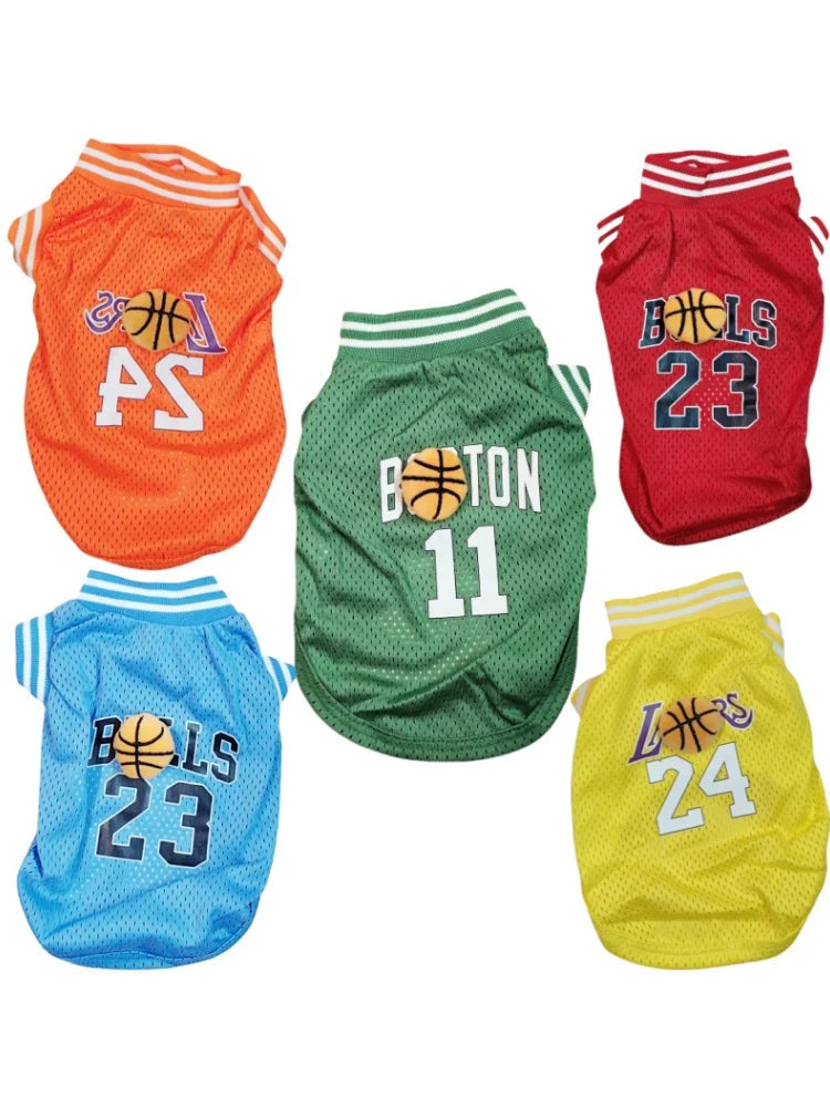 Mesh Breathable Pet Dog Clothes Puppy Vests Casual T-Shirt THRIXINE