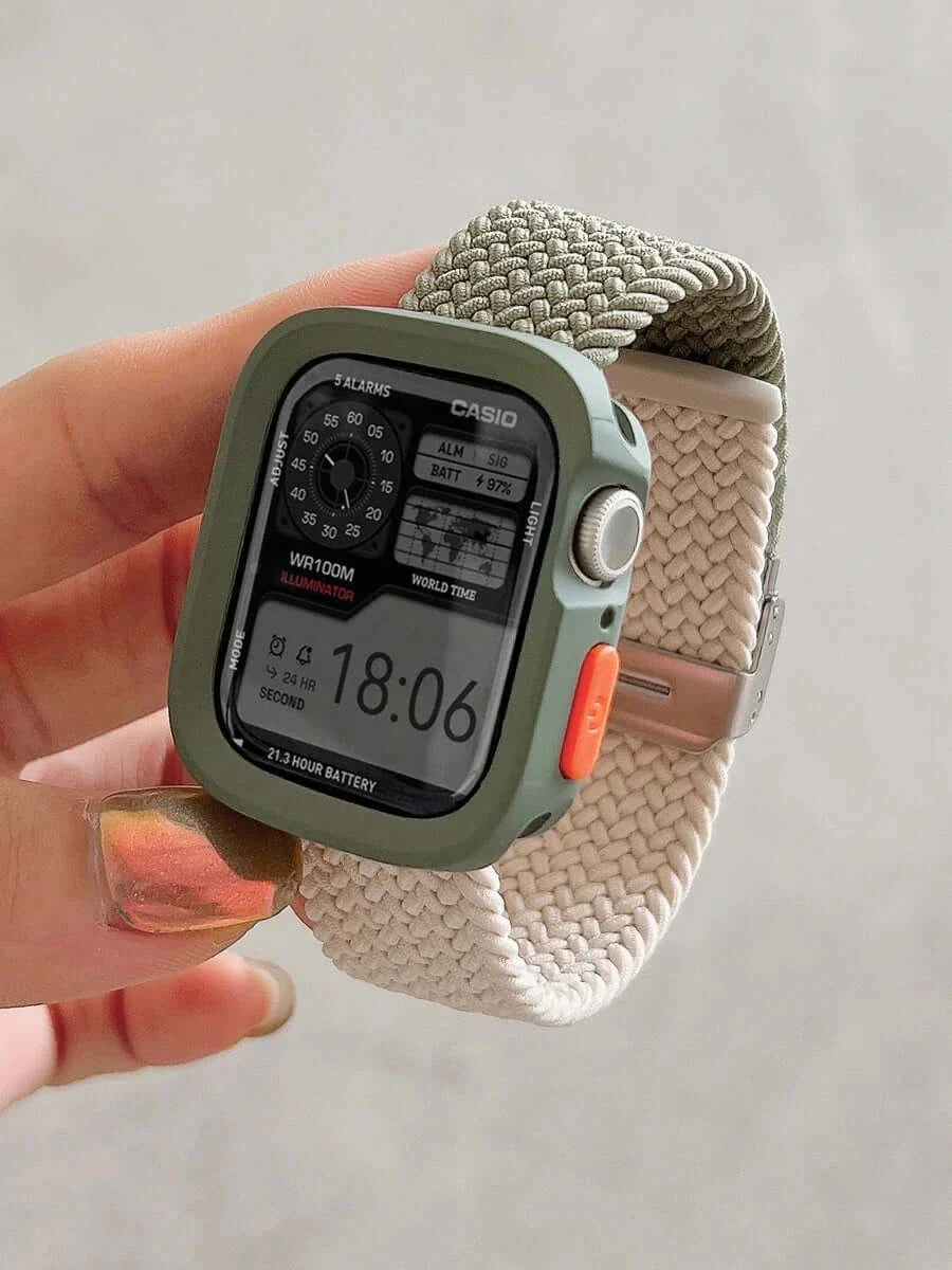 Apple Watch Nylon Strap - Durable Soft Fabric Band - SJB-DIAMOND ELITES