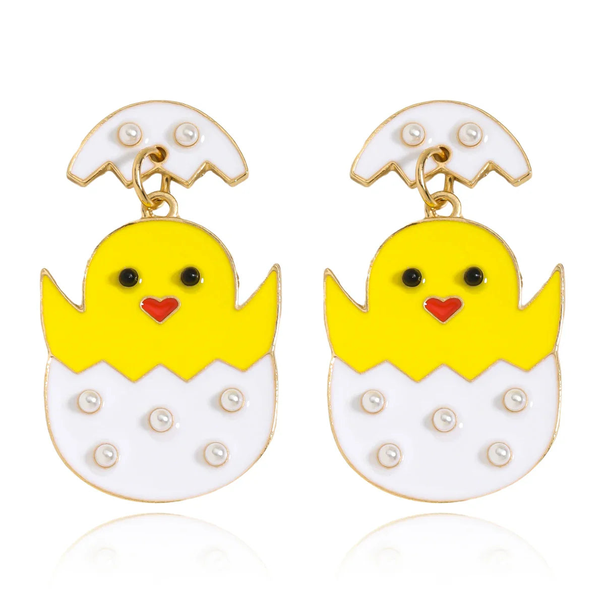 Best Lady Easter Earrings Alloy Pearls Rabbit Egg Shells Chicken Letters Tassels Various Options For You To Match Lootquake LLC