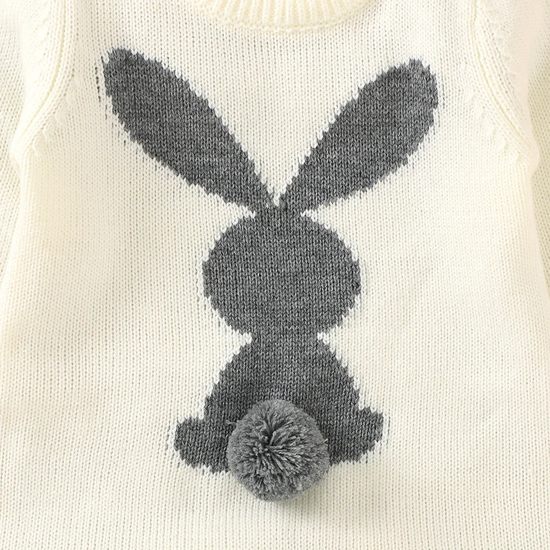 Spring Baby Rompers Long Sleeve Rabbit Knit Newborn Boy Girl Easter Jumpsuits Playsuits One Piece Infant Unisex Overalls Clothes Lootquake LLC
