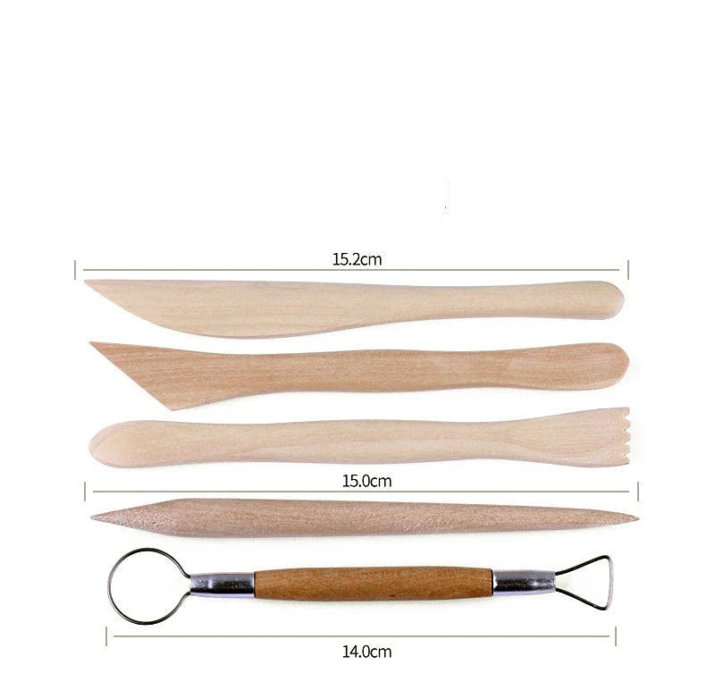 34pcs Sculpt Smoothing Wax Carving Pottery Ceramic Tools Polymer Shapers Modeling Carved Tool Perfect Lootquake LLC