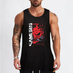 Samurai Rock Band Sleeveless Gym Tank Top