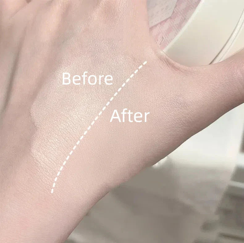 Matte Face Pressed Powder Oil Control Natural Full Coverage Moisturizing Whitening Foundation Cream Base Makeup 2 In 1 Cosmetic Lootquake LLC