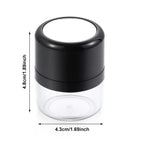 Loose Powder Box With Flocking Cotton Mushroom Sponge Puff Blusher Finishing Powder Jar Portable Cosmetic Foundation Powder Case Lootquake LLC