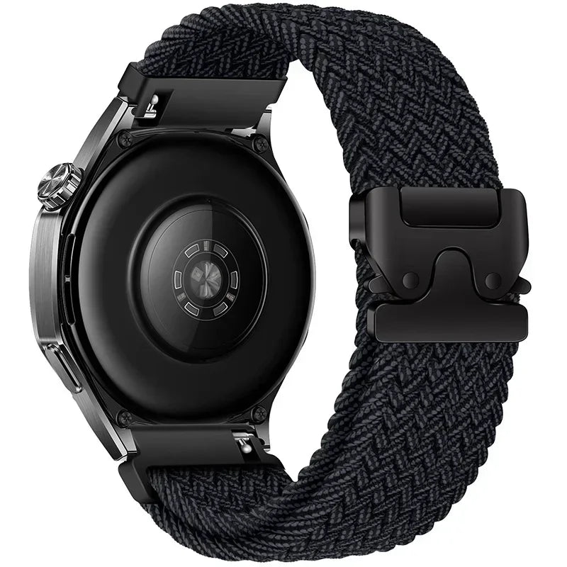 Polar Nylon Braided Watch Band Parachute Buckle Comfort Fit Strap