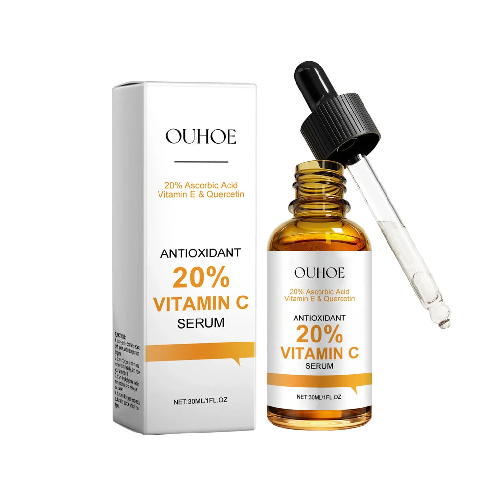 Vitamin C Facial Serum Anti Aging Deep Hydrating Fade Fine Wrinkles Brightening Moisturizing Repair Nourishing Skin Care Essence Lootquake LLC