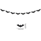 1set Halloween Decoration Banner Bunting Scary Spider Ghost Bat Hanging Garland Pull Flag Pendant For Halloween Party Home Decor Lootquake LLC