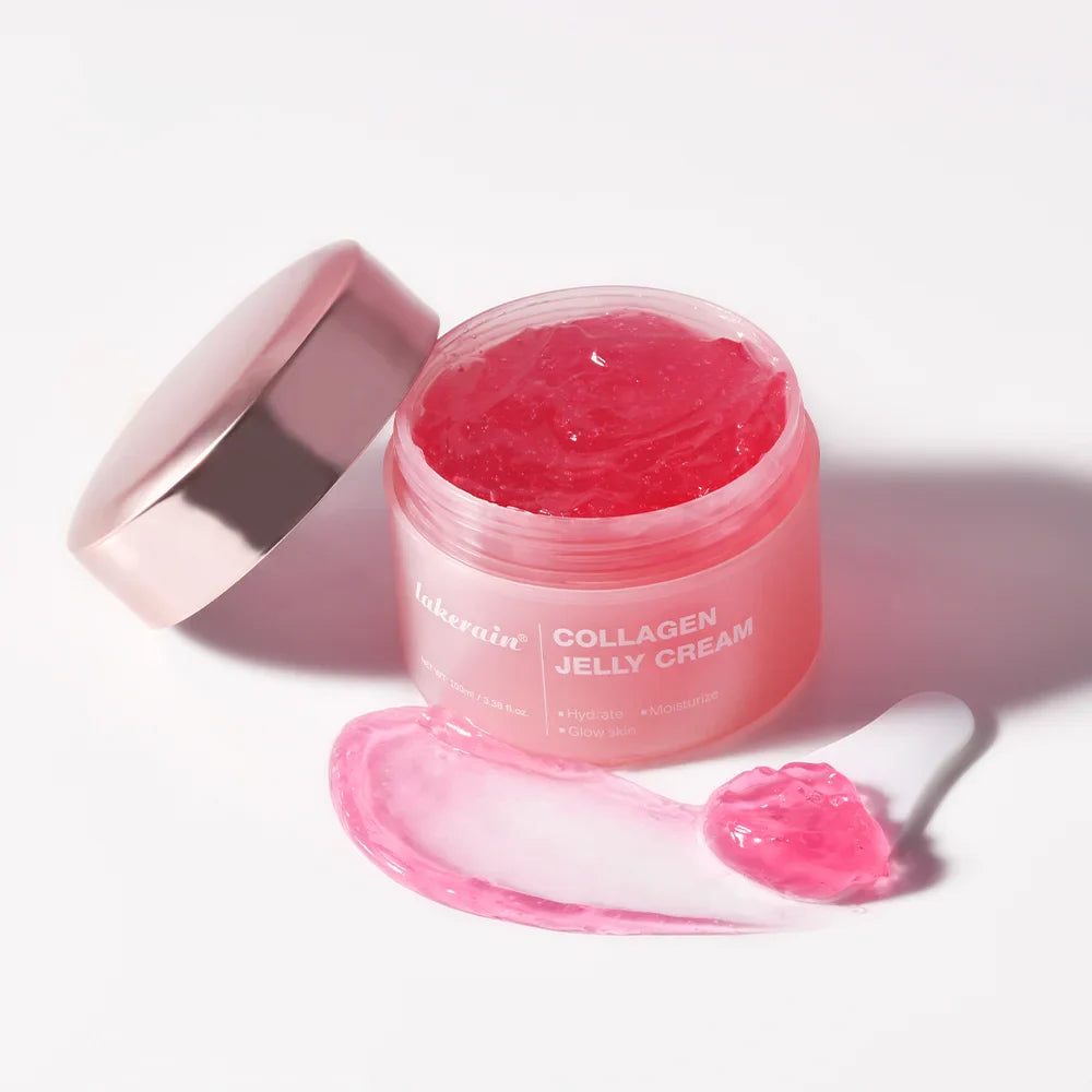 Collagen Jelly Cream Improving Skin Elasticity Tightening Soothing Moisturizing Anti-Aging Firmness Hydration Skincare Face Gel Lootquake LLC