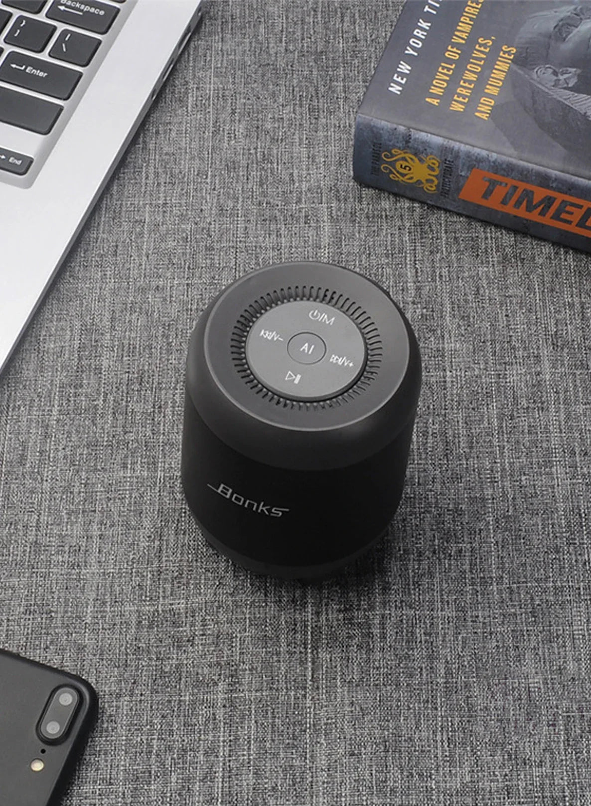 Wireless Bluetooth Speaker AI Intelligent Artificial Voice Control Insert Card Small Audio Mobile Phone Computer Desktop Lootquake LLC