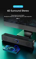 Computer Desktop High-quality Bluetooth Wired Dual-purpose High-volume Microphone Two-in-one Speaker Home Surround Audio System Lootquake LLC