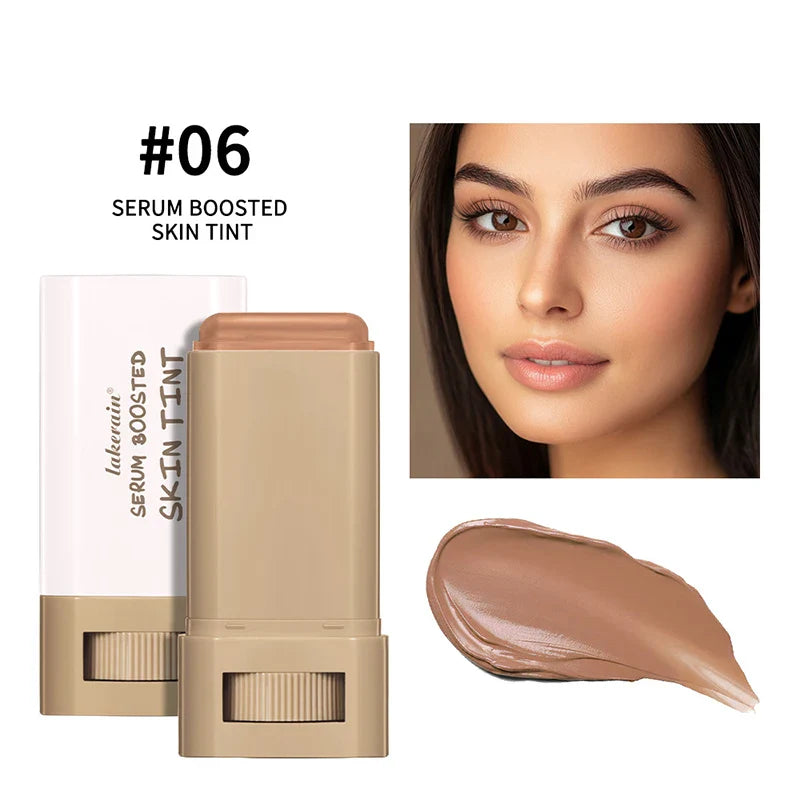 Foundation Balm Stick Serum Boost Skin Tint Foundation Stick Smooth Plumper Coverage Brighten Face Travel Foundation Makeup 2025 Lootquake LLC