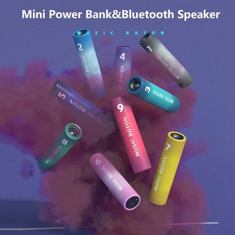 Portable Bluetooth 5.2 Speakers - True Wireless Subwoofer Outdoor Sound Box with Radio Support And 2000mA Power Bank Function Lootquake LLC