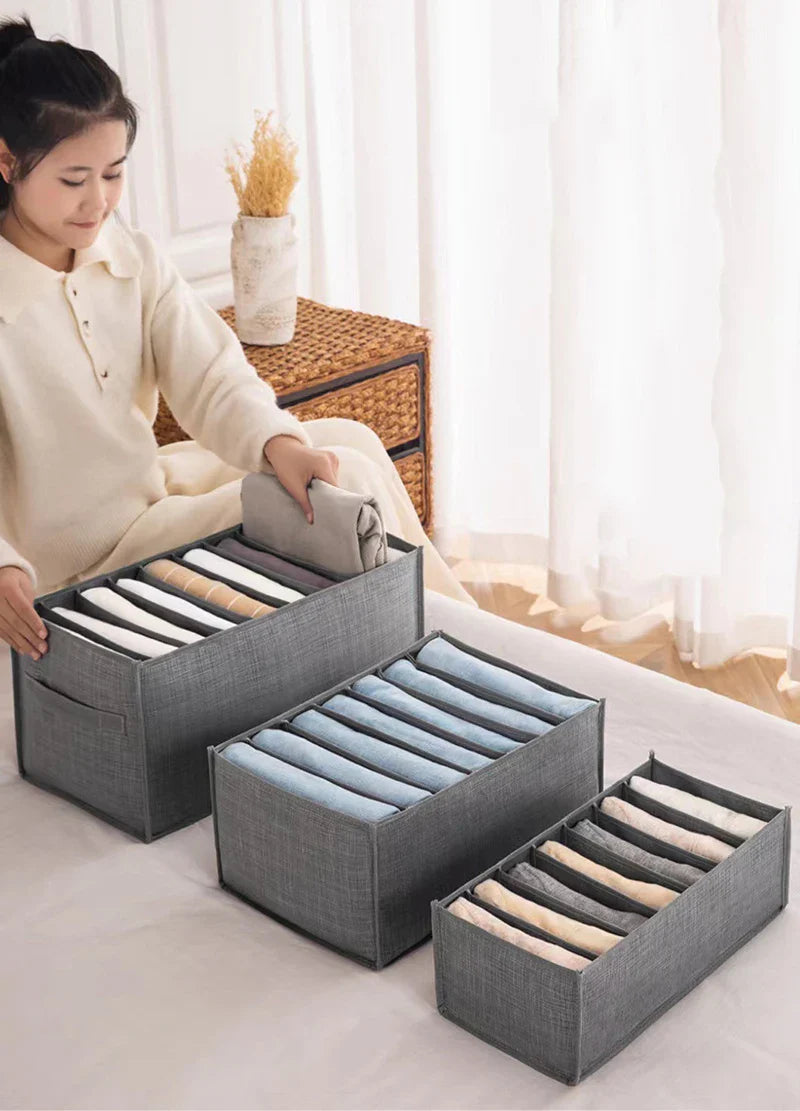 Clothes Storage Box Underwear Bra Organizer Storage Box Wardrobe Organizer Drawers Separator Boxes Home Storage Supplies Lootquake LLC