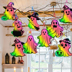 Adhesive Wallpaper for Wall Halloween Ghost, Scary Scratch Art DIY Decals for Haunted House Party Supplies Home Decor Lootquake LLC