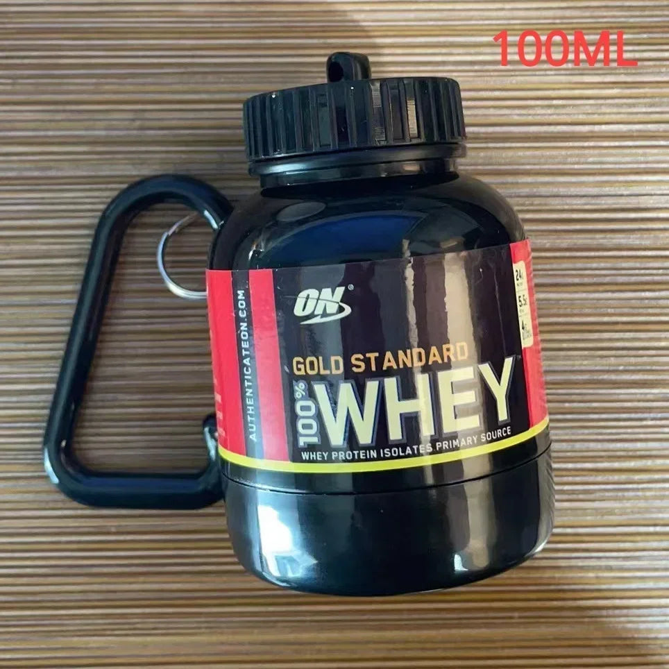 WheyGo: Compact Protein & Health Funnel Keychain THRIXINE