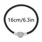 925 Silver Valentine's Day Snake Year Series Pendant Suitable for 925 Sterling Silver Original Women's Bracelet DIY Jewelry Gift Lootquake LLC