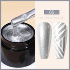 BORN PRETTY Metallic Painting Gel Gold Silver Mirror Effect Nail Polish Super Bright Drawing Line French Nail UV Painting Varnis Lootquake LLC