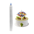 Happy Birthday Candle Fan-Shaped Birthday Candle Supplies Birthday Cake Candle Decor Funny Candles for Decorating Birthday Theme Lootquake LLC