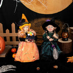 Halloween Witch Decoration Elf Boy Girl Doll Christmas Pendant Ornaments Home Decor Elf Hanging Decoration New Year Gifts Lootquake LLC