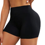 ChicFlex Women's High-Waist Cycling Yoga Shorts THRIXINE