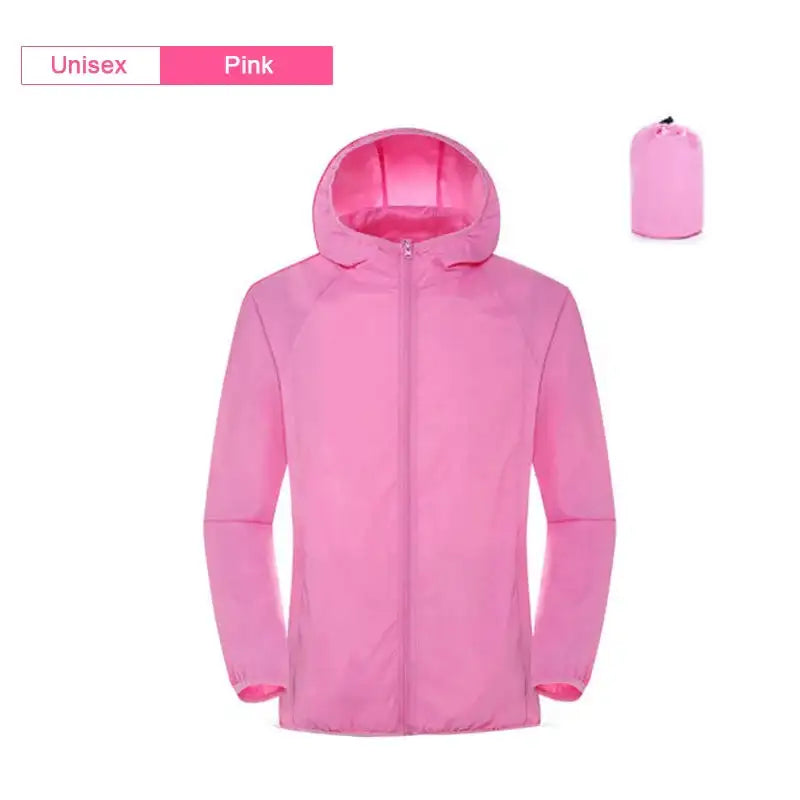 Camping Waterproof Jacket Men Women Windbreaker Men Raincoat Rain Jacket Men Waterproof Hiking Climbing Clothes Sun Protection