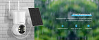 Jennov Solar Security Camera Outdoor Wireless, 2K 3MP 360° View Battery Powered WiFi CCTV Camera with Solar Panel IP66 Lootquake LLC