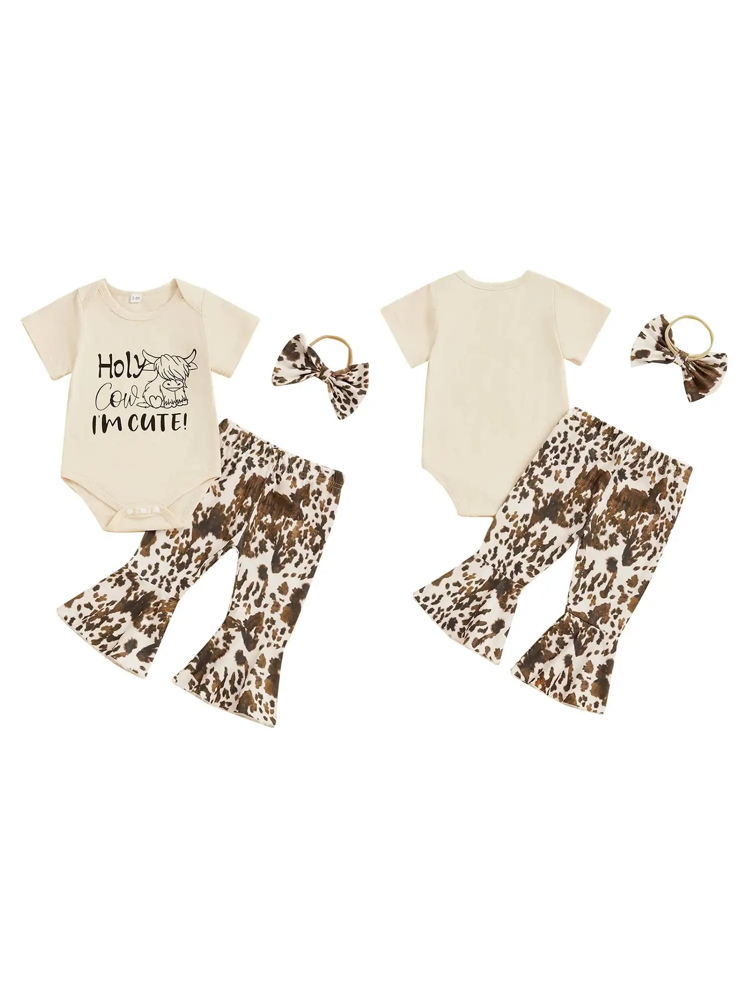Toddler Girls Cute Summer Set Sleeveless Floral Print Romper with Ruffle Trim and Matching Bow Headband Adorable Outfit for